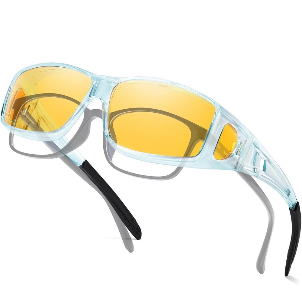 2-Pack Night Vision Driving Glasses: Clear & Safe Road Visibility